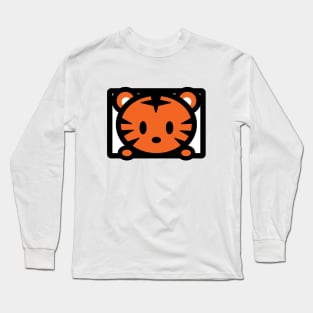 Tiger Box Bambu Brand Panda Cute Kawaii Anime Manga Animal Lion Long Sleeve T-Shirt